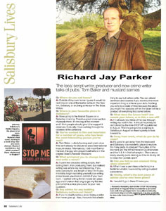 Salisbury Life Magazine Interview - click to view the full size article